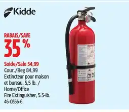 Canadian Tire Kidde Home/Office Fire Extinguisher, 5.5-lb offer