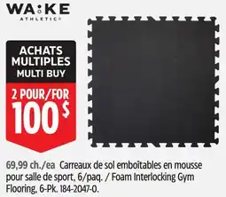 Canadian Tire WA:KE Foam Interlocking Gym Flooring offer