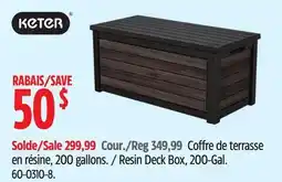 Canadian Tire Keter Resin Deck Box, 200-Gal offer