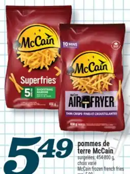 Marché Richelieu POMMES DE TERRE MCCAIN | MCCAIN FROZEN FRENCH FRIES offer