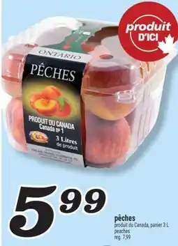 Marché Richelieu PÊCHES | PEACHES offer