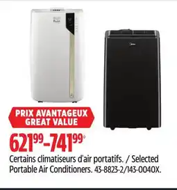 Canadian Tire Selected Portable Air Conditioners offer