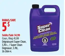 Canadian Tire Super Clean Degreaser offer