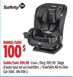Canadian Tire EverSlim All-in-One Car Seat offer