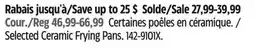 Canadian Tire Selected Ceramic Frying Pans offer