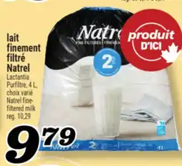 Marché Richelieu LAIT FINEMENT FILTRÉ NATREL | NATREL FINE‑ FILTERED MILK offer