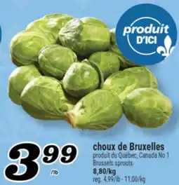 Marché Richelieu choux de Bruxelles | Brussels sprouts offer
