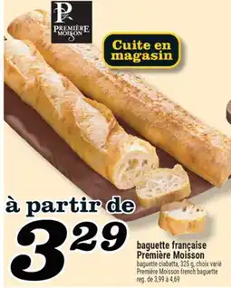 Marché Richelieu BAGUETTE FRANÇAISE PREMIÈRE MOISSON | PREMIÈRE MOISSON FRENCH BAGUETTE offer