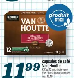 Marché Richelieu capsules de café VanHoutte | VanHoutte coffee capsules offer