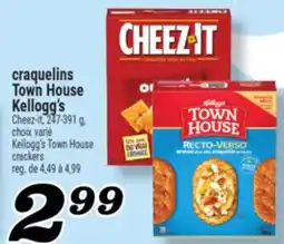 Marché Richelieu craquelins Town House Kellogg's | Kellogg's TownHouse crackers offer