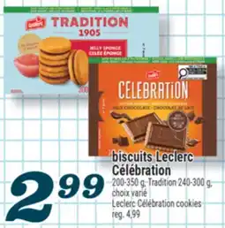Marché Richelieu biscuits Leclerc Célébration | Leclerc Célébration cookies offer