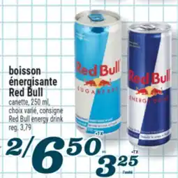Marché Richelieu boisson énergisante Red Bull | Red Bull energy drink offer