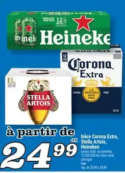 Marché Richelieu bière Corona Extra, Stella Artois, Heineken | beer offer