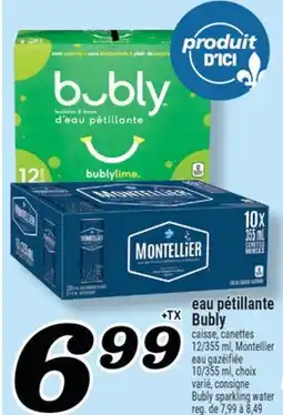 Marché Richelieu eau pétillante Bubly | Bubly sparkling water offer