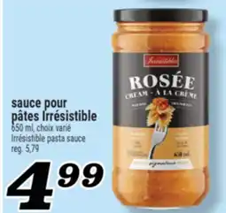Marché Richelieu SAUCE POUR PÂTES IRRÉSISTIBLE | IRRÉSISTIBLE PASTA SAUCE offer