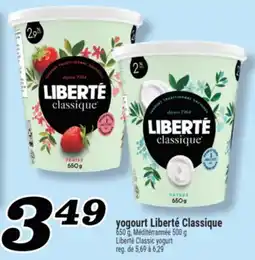 Marché Richelieu yogourt Liberté Classique | Liberté Classic yogurt offer