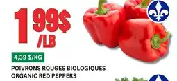 Marches Tau POIVRONS ROUGES BIOLOGIQUES offer