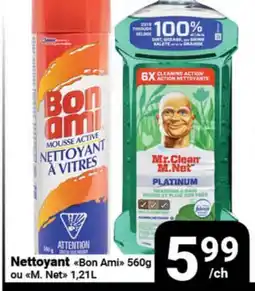 Pasquier Nettoyant Bon Ami 560g ou M. Net 1,21L offer