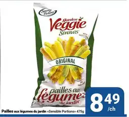 Pasquier Pailles aux légumes du jardin Sensible Portions offer