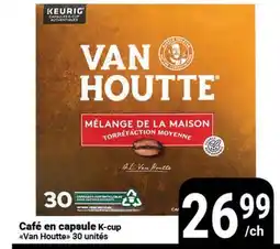 Pasquier Café en capsule K-cup Van Houtte 30 unités offer
