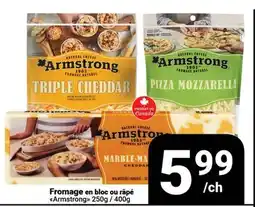 Pasquier Fromage en bloc ou râpé Armstrong offer
