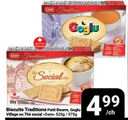 Pasquier Biscuits Traditions Petit Beurre, Goglu Village ou Thé social Dare offer
