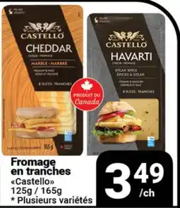 Pasquier Fromage en tranches Castello offer