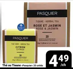 Pasquier Thé ou Tisane Pasquier offer