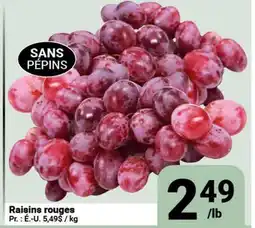 Pasquier Raisins rouges offer