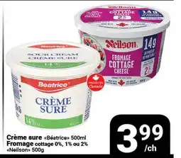 Pasquier Crème sure Béatrice 500ml Fromage cottage 0%, 1% ou 2% offer
