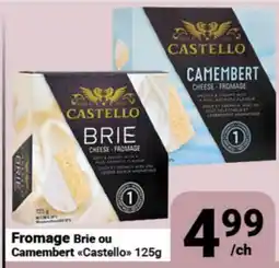Pasquier Fromage Brie ou Camembert Castello offer