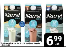 Pasquier Lait protéiné 1%, 2%, 3,25%, vanille ou chocolat Natrel offer