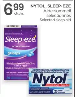 Proxim NYTOL, SLEEP-EZE Selected sleep aid offer