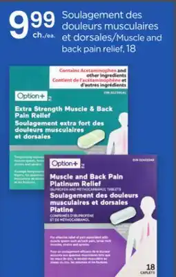 Proxim OPTION+ Muscle and back pain relief offer