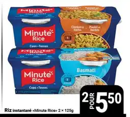 Pasquier Riz instantané Minute Rice 2 × offer