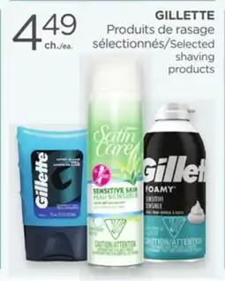 Proxim GILLETTE Selected shaving products offer