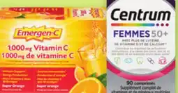Proxim CENTRUM, EMERGEN-C Selected vitamins offer