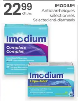 Proxim IMODIUM Selected anti-diarrheals offer