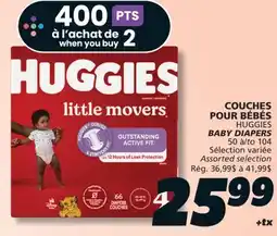 IGA HUGGIES BABY DIAPERS offer