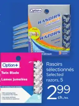 Proxim Option+ Rasoirs offer