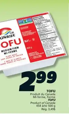 IGA Ferme TOFU offer