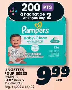 IGA PAMPERS BABY WIPES offer