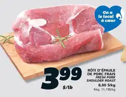 IGA FRESH PORK SHOULDER ROAST offer
