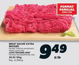 IGA LEAN GROUND BEEF offer