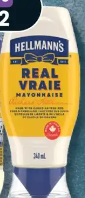 IGA HELLMANN'S MAYONNAISE offer