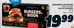 IGA NORTH FORK BISON BURGERS offer