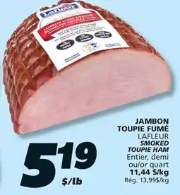 IGA LAFLEUR SMOKED TOUPIE HAM offer
