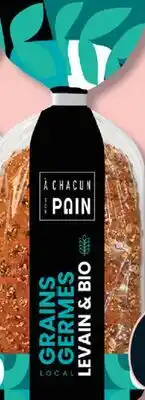 IGA Å CHACUN SON PAIN SLICED ORGANIC BREAD offer