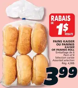 IGA KAISER OR PANINIS ROLL offer