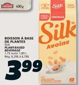 IGA SILK PLANT-BASED BEVERAGE offer